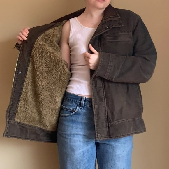 Oversized Brown Jacket - Picture 4 of 9